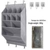 Wall-Mounted Multi-Layer Foldable Shoe and Sundry Storage Bag