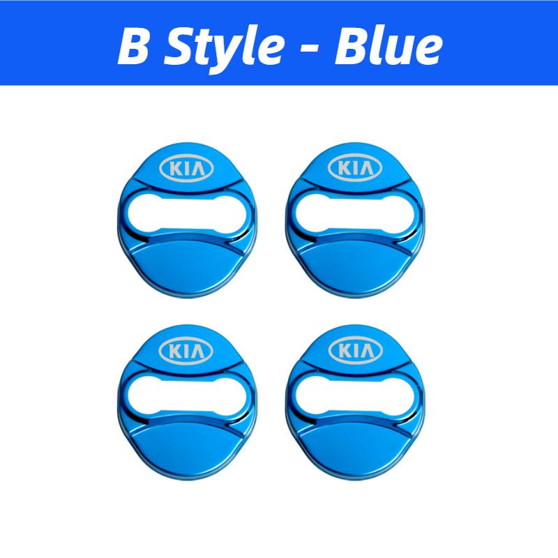 4PCS Car Door Lock Cover Logo Protection Stickers For KIA K3 K5 KX3 KX5 KX7 Sportage R Forte Carens Stinger Sorento Accessories YO7