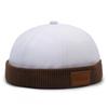 Cappello da Marinaio Cappelli Senza Visiera Berretto Berretto Cappello Per Uomo Donna Velluto a Coste Stile Retro Polsino Arrotolato Cappello da Porto