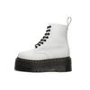 Доктор. Черевики Martens 1460 Pascal Pisa Combat Boots Білі Жіночі 26925113