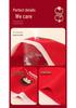 Festive Red Girls' Boxer Briefs: Antibacterial Pure Cotton, Colorfast, Full Cotton Crotch, Chinese New Year Theme