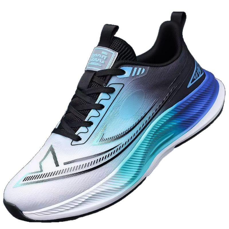 Comfortable running shoes breathable men's spring new mesh soft sole light men's shoes youth sports trendy shoes