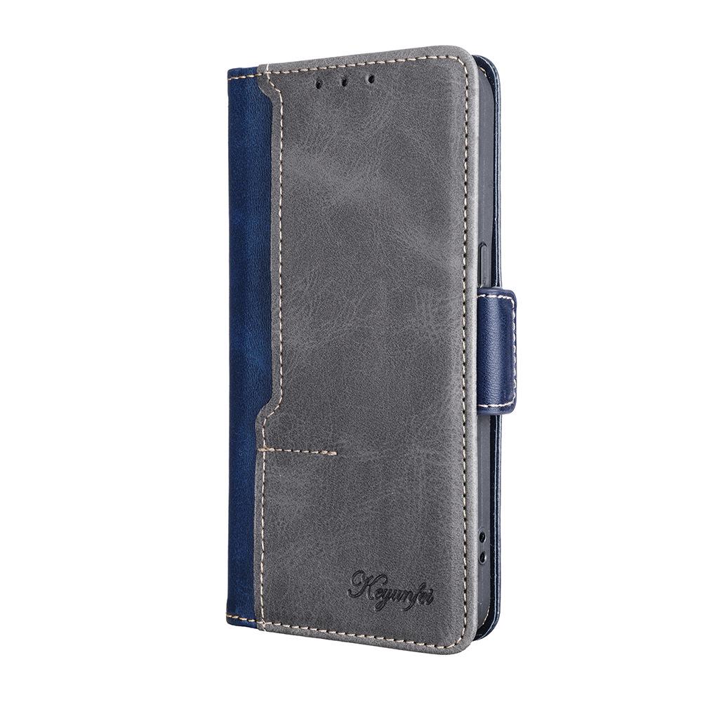 Cross-border Compatible IQOO Z7X Neo11 Color Block Anti-drop Neo9Pro Phone Case iQOO Neo 7 серый/синий