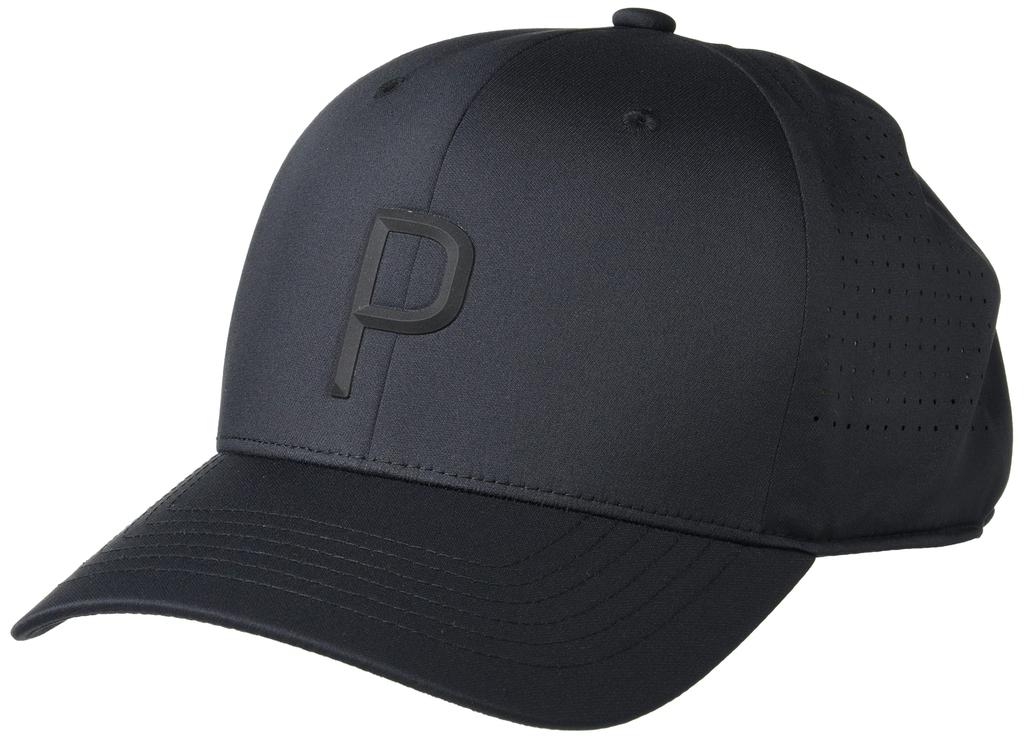 Puma Golf Tech P Snapback One Size Cap, Men's, 024423, Black,