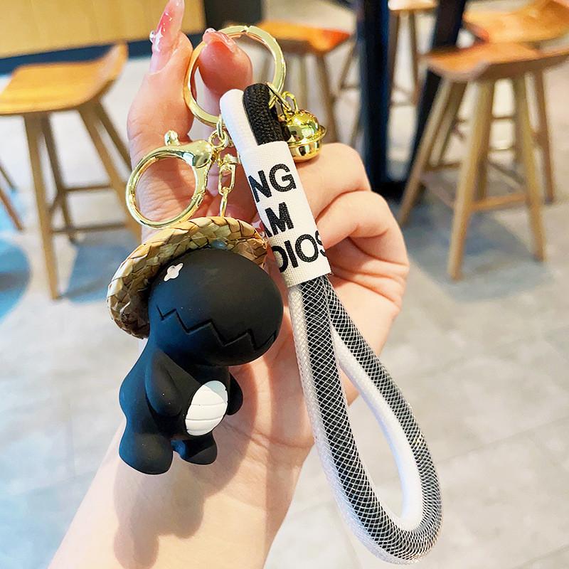 Adorable Cartoon Dinosaur Keychain In Eye-catching Colors Ideal For All Occasions