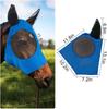 Breathable Horse Mask Insect Fly Protection Equine Gear Equestrian Supplies Durable Comfortable Fit Mosquito Shield For Horses