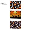 Versatile Zippered Storage Bag Halloween Bag, with Pumpkin Ghost Print, Durable Canvas Stationery Large Capacity Makeup Pouch, for Travel And