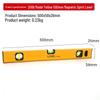 High-Precision Magnetic Spirit Level - Cast Aluminum, Strong Magnet, Multiple Specifications, Professional Measuring Tool for Home Use.