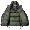 Winter Unisex Padded Jacket Thick Cotton Coat Color Block Fashion Loose Fit Warm Outerwear Couples Winter Jacket
