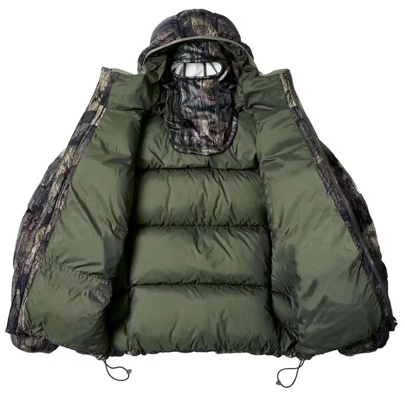 Winter Unisex Padded Jacket Thick Cotton Coat Color Block Fashion Loose Fit Warm Outerwear Couples Winter Jacket