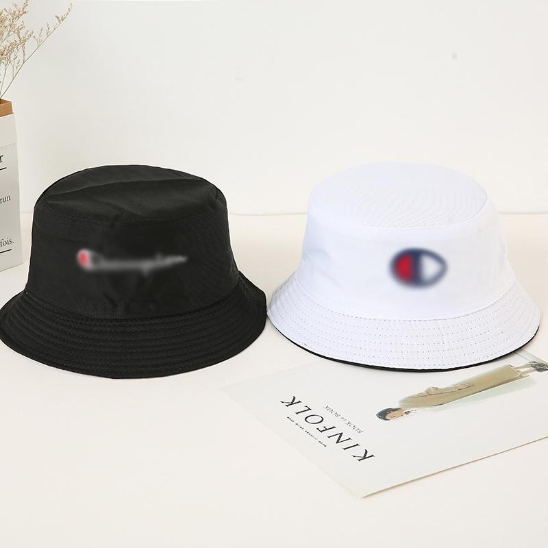 Double-sided fisherman's basin hat women's hat fashion letter embroidery quality hat personality trend hat