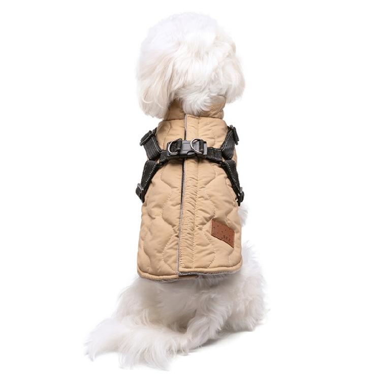 Dog Cat Jackets Versatile Kitten Stand Collar Coat Kitten Winter Warm Clothes