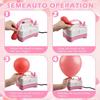 Electric Balloon Pump Kit, Dual Nozzle Air Pump for Balloon Inflator, Balloon Blower Inflator for Party, Birthday, Wedding Balloon Decoration, Include