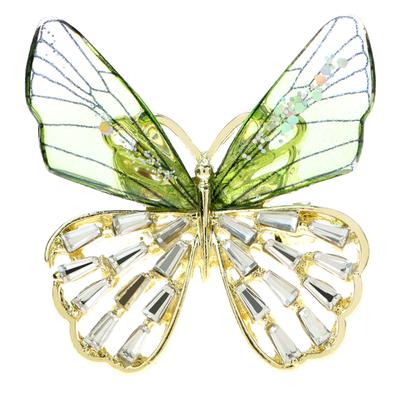 Transparent Wing Butterfly Brooches For Women Spring Design Fashion Insect Pin 2 Colors Available New 2023