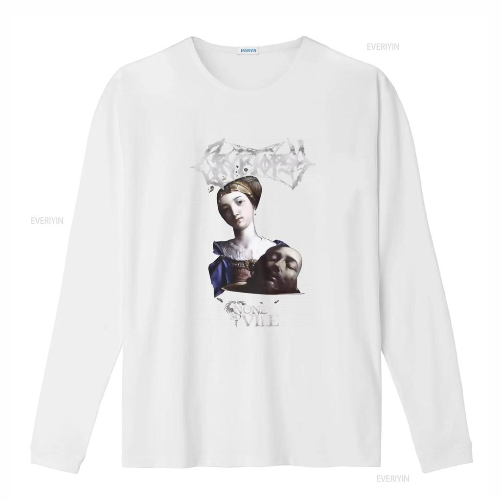 Herren Cryptopsy None So Vile Gothic Kunstdruck T-Shirt X-Large Schwarz vintage Gewaschen Designer-Kleidung Vielseitig Streetwear Unisex