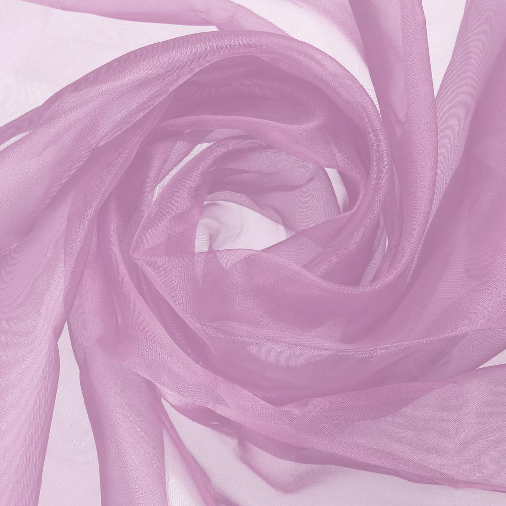 Organza Tulle Roll Fabric 60" Bridal Solid Sheer Organza Crystal Organza Sheer Silky Fabric for DIY Craft Table Home Decoration