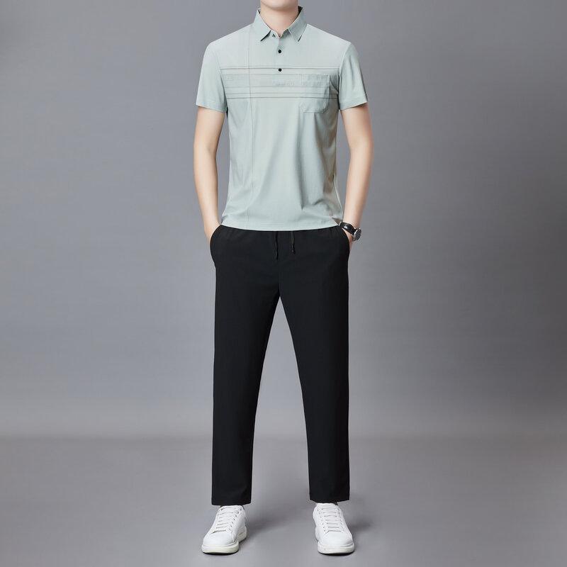 Firstview Men's Summer Short-Sleeve T-Shirt & Casual Pants Set FV26C1092