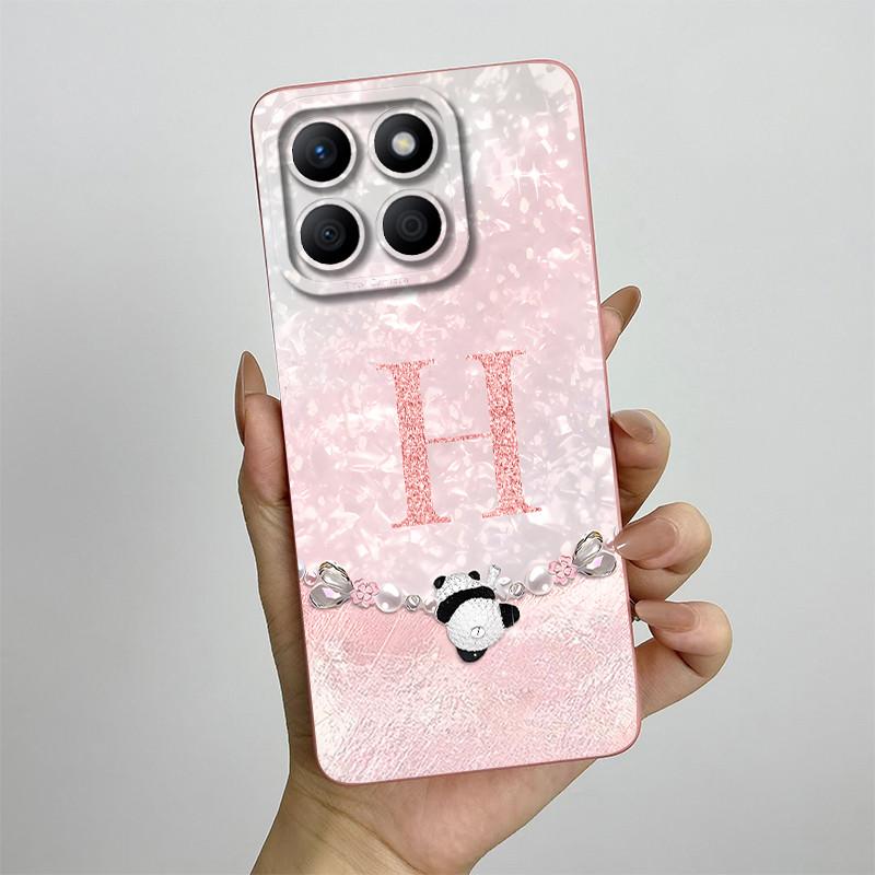 

For Honor X8B Case Honor X8b Phone Case Fashion Crown Letters Liquid Silicone Full Package Matte Anti Drop Soft Protective Cover Honor X8b
