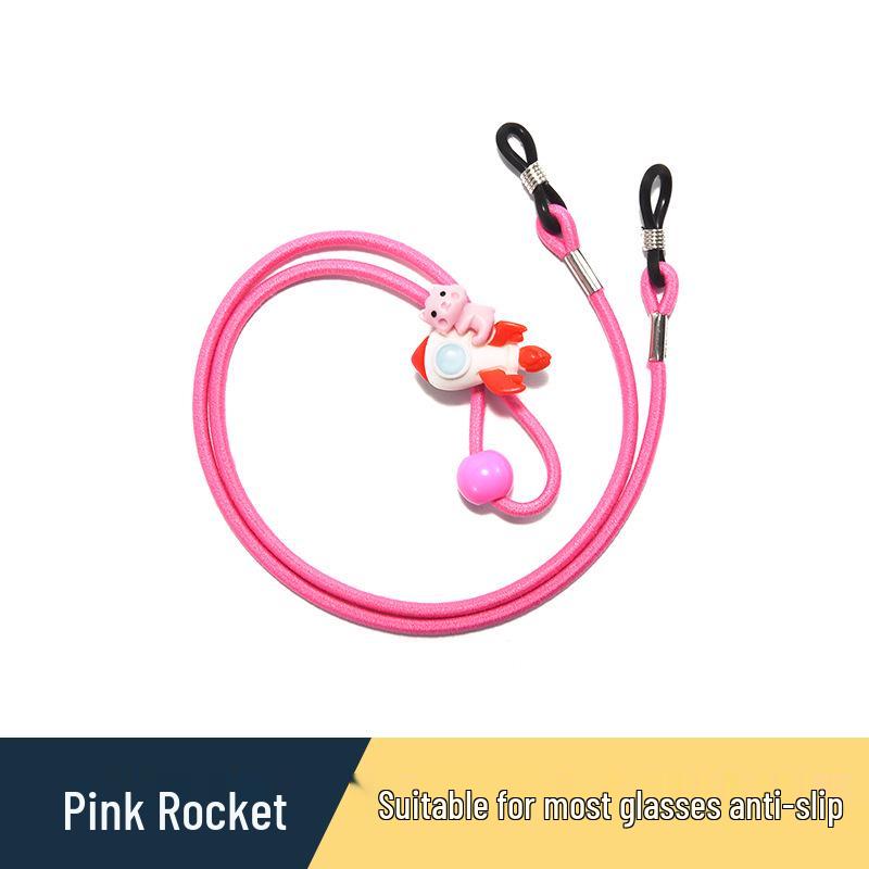 Kids' Anti-Slip Eyewear Lanyard with Sports Ear Hooks & Retractable Strap