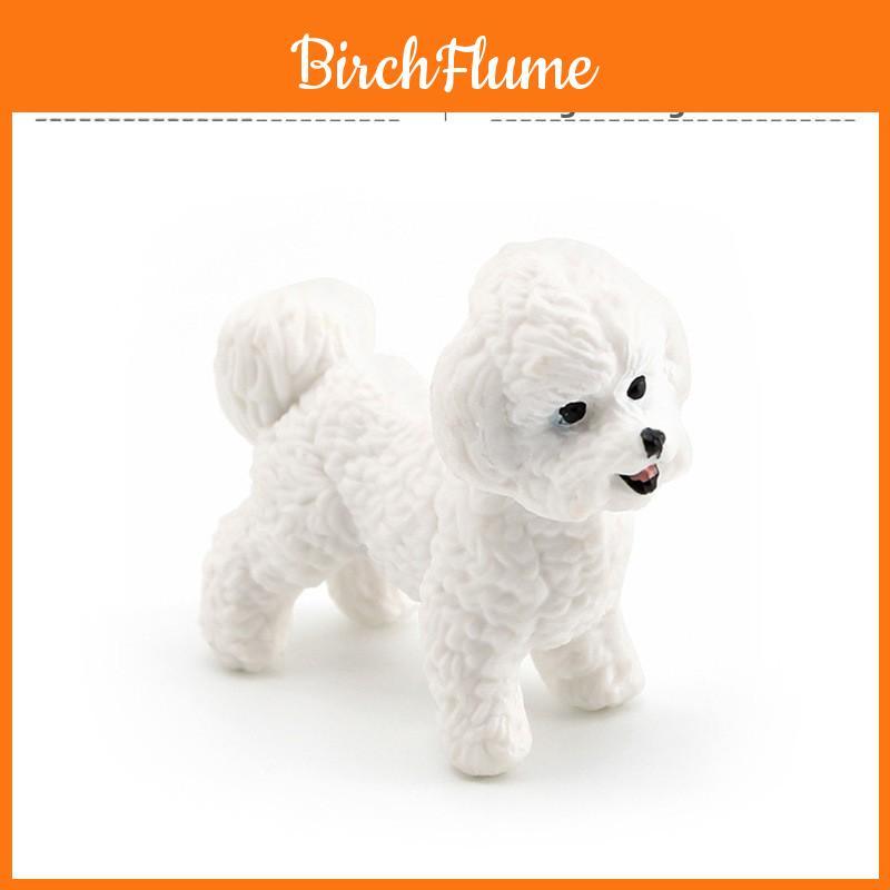 Collezione di Modelli di Cani Realistici in PVC Con Figure di Animali Statiche Per Decorazioni Domestiche e Fan