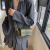 Solid Color Simple and Fashionable Korean Version Commuting Texture One-shoulder Crossbody Bag Early Autumn Small Square Bag Korean Version