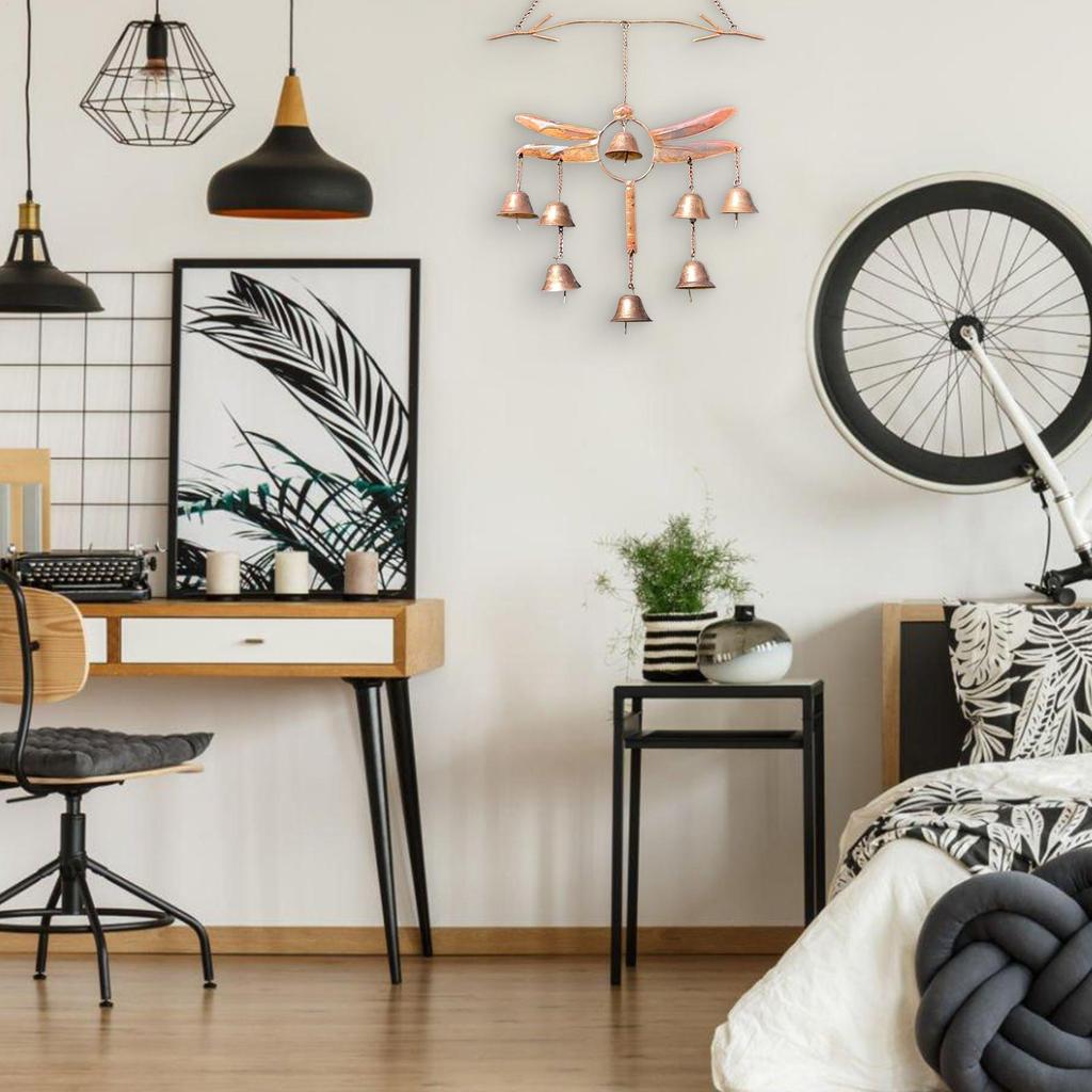 Wind Chimes Outdoor Rust-Resistant Dragonfly Bell Wind Chimes For Garden For Festival Home Car Indoor Outside Balcony Backyard