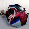 1pc Outdoor Umbrella with Anime Character Design - Automatic Opening/Closing, Portable 3-Fold Design, 8-Rib Iron Frame - Perfect for Fans, Travel