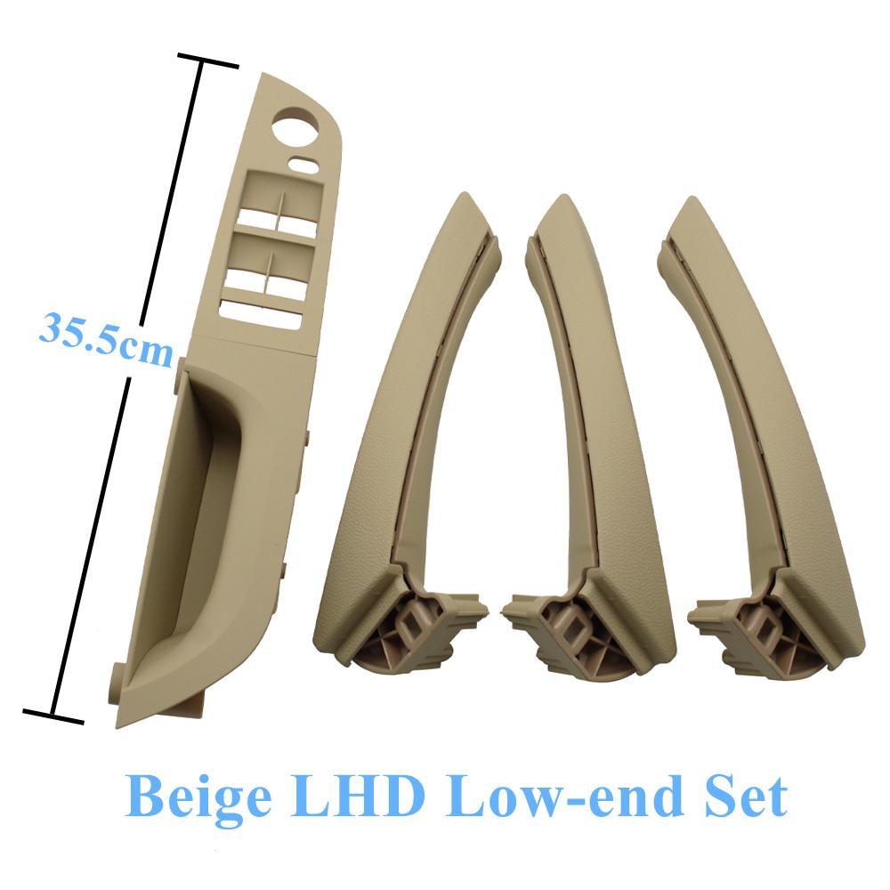 LHD Top Quality Interior Plastic Door Pull Handle with Cover Trim Full Set For BMW 3 Series E90 E91 316 318 320 325 328i