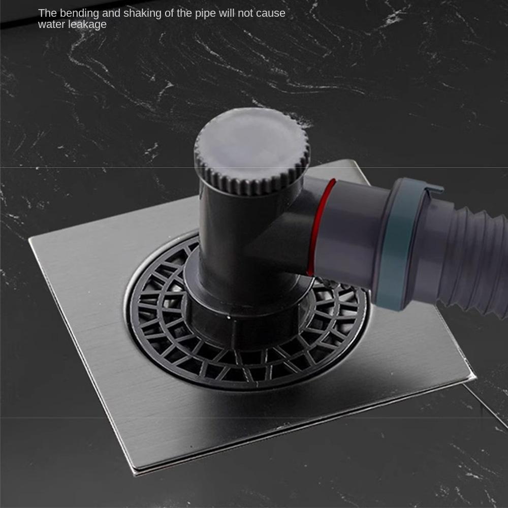 Double Purpose Washing Machine Floor Drain Anti Overflow Stainless Steel Joint Cover  Balcony