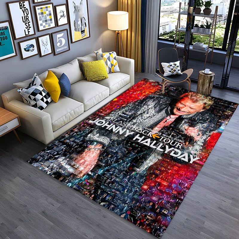 Johnny Lights Up Stage carpet printing Living room and bedroom mats Doormat Room Art