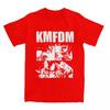 KMFDM T-Shirt Rock Band Hip Hop T Shirts Short Sleeve Y2K Retro Tops Summer Cotton Round Neck 4XL 5XL 6XL Clothing
