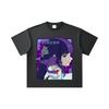 260 GSM Doppelgarn 32 Zähl Garn 100% Baumwolle Frieren V6 Fern Print Unisex Schweres Baumwoll T-Shirt