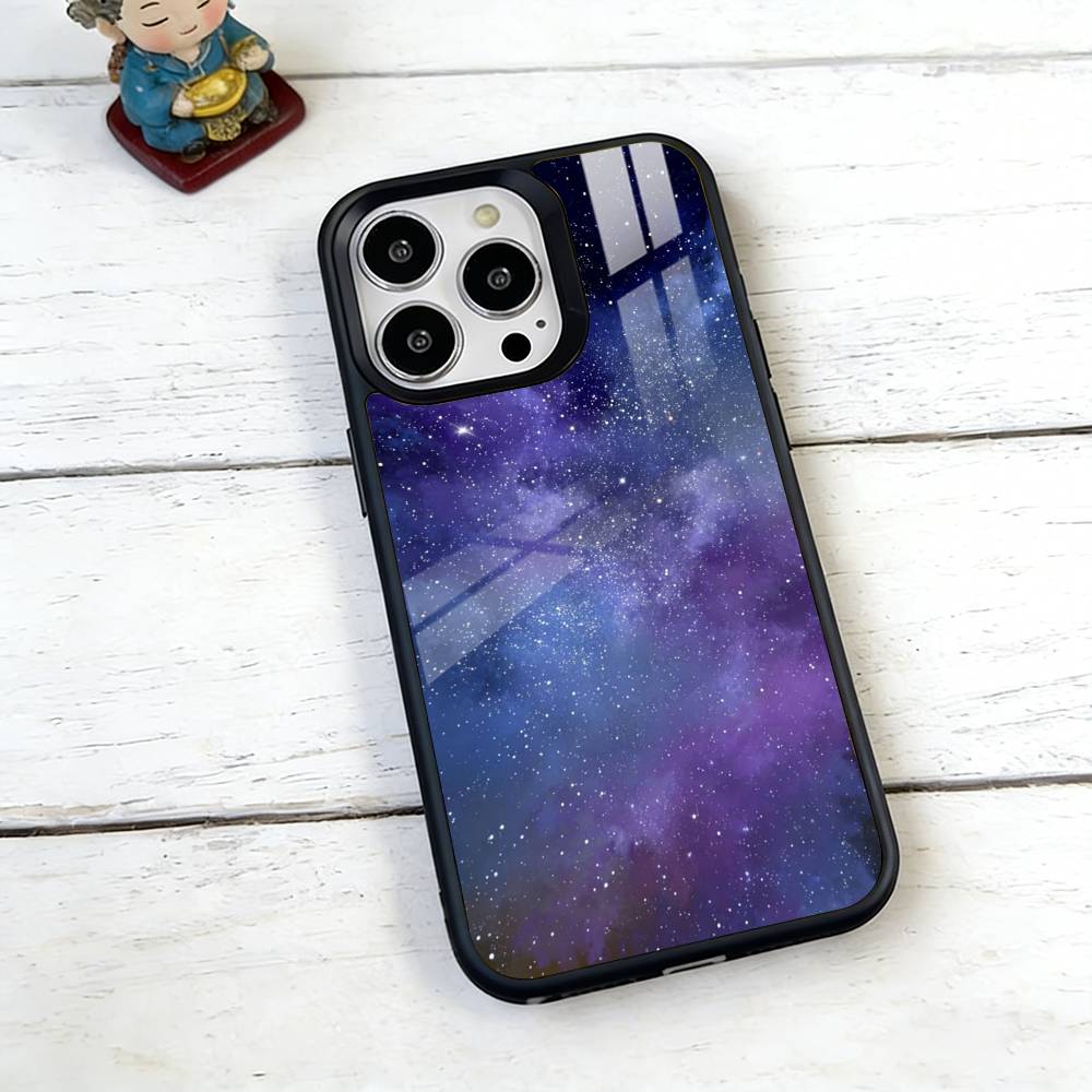 Milky Star Phone Case For iPhone17,16,15,14,13,12,11 Plus,Pro Magnetic with Magsafe Wireless Charging