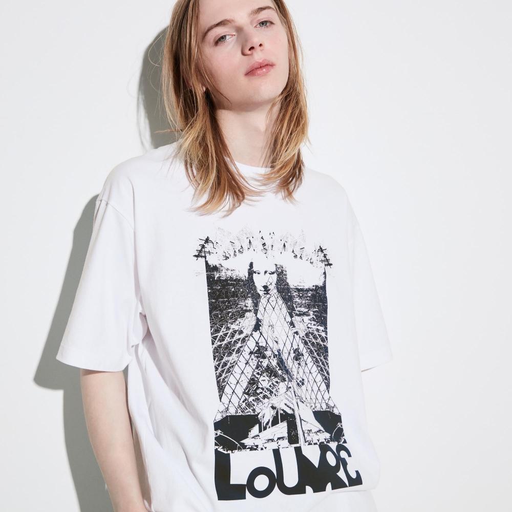 

UNIQLO JAPAN Лувр от MM Paris UT Графическая футболка оверсайз с короткими рукавами