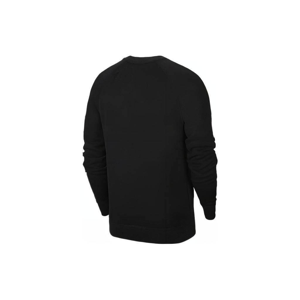 Nike Sportswear Letter Graffiti Pattern Printed Crew Neck Pullover Sweatshirt Men Sweatshirt Black CW1794-010