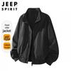 JEEP SPIRIT Men's Stand Collar Flight Jacket
