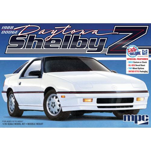 MPC 1/25 Retro Deluxe Series 1988 Dodge Shelby Daytona Plastic Model Kit MPC1009 (Car)