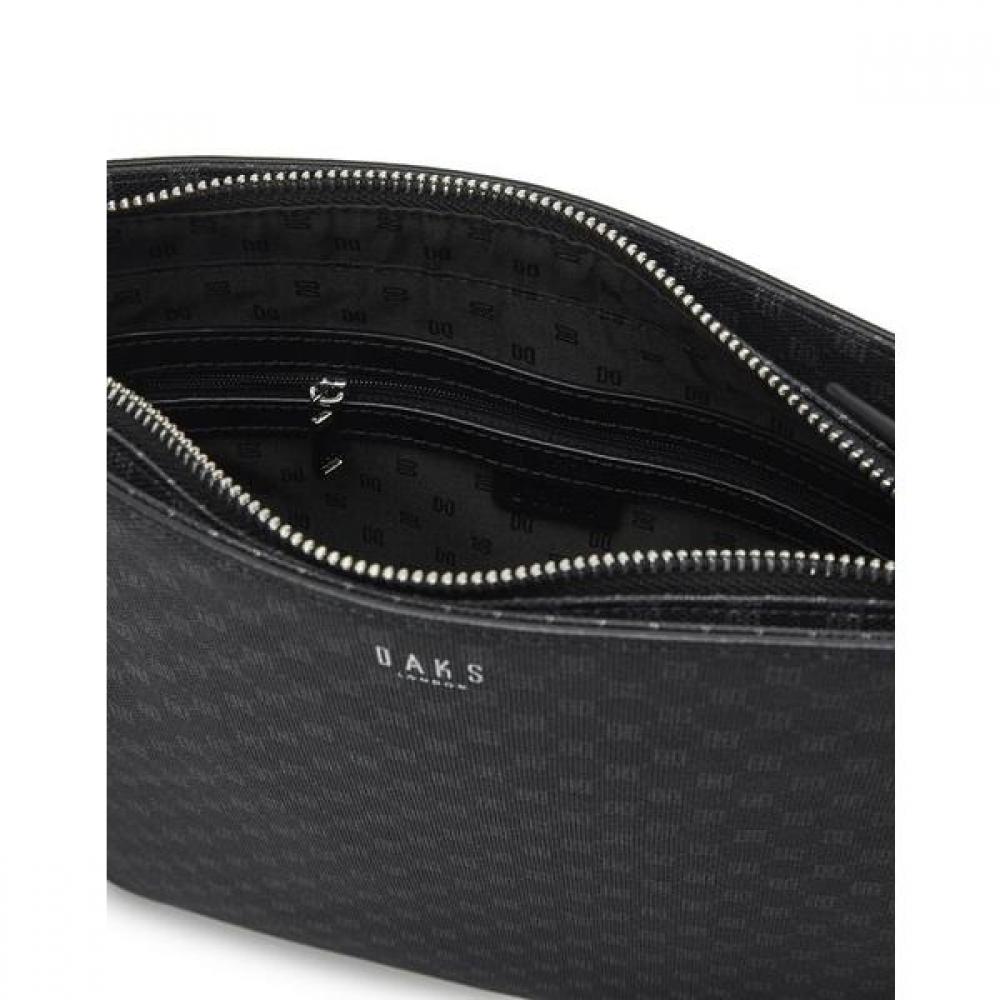 Louis Bridge Black Logo Pattern Leather Crossbody Bag Dbba2e470bk