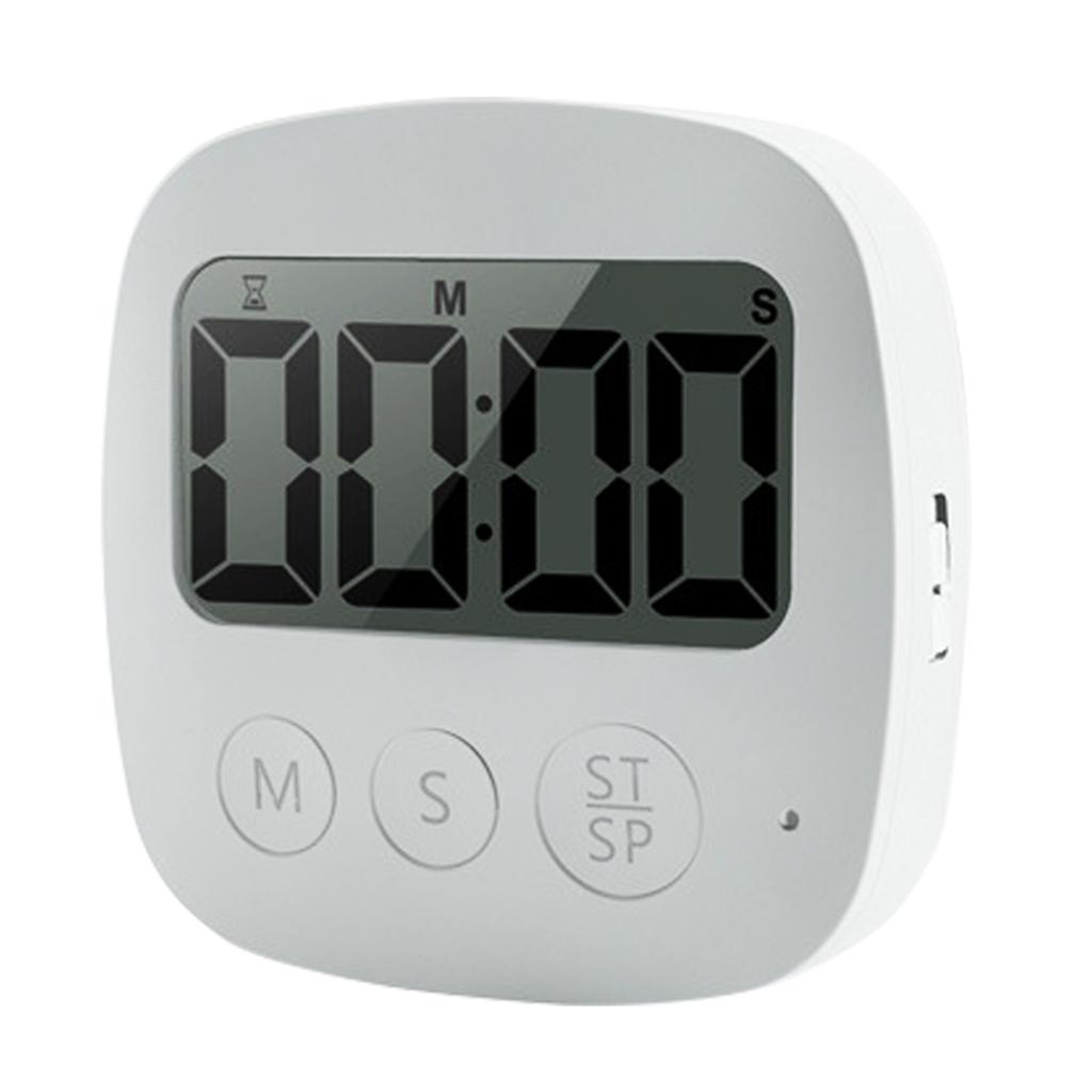 Großer digitaler Küchentimer mit großem Display, magnetischer Rückseite, lautem Alarm und Kochfunktion für Lehrer, Schüler und Spiele