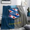 SC Heerenveen Printed Flannel Blanket, soft throw for bedroom sofa, washable, Christmas present, great gift.