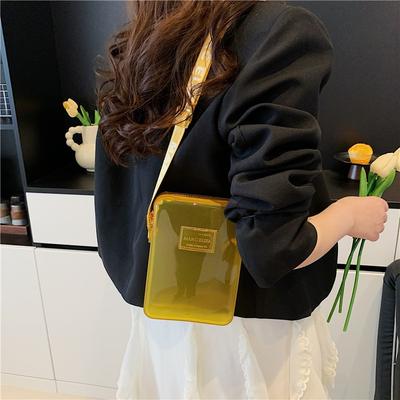 Shoulder Bag Fashion Small Square Bag Bag Transparent Handbag Messenger Bag Women's Mobile Phone Bag Women's Messenger Bag