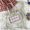Damska Przezroczysta Torebka na Ramię DIY Ita Bag Dziewczęca Urocza Torebka Crossbody do Szkoły