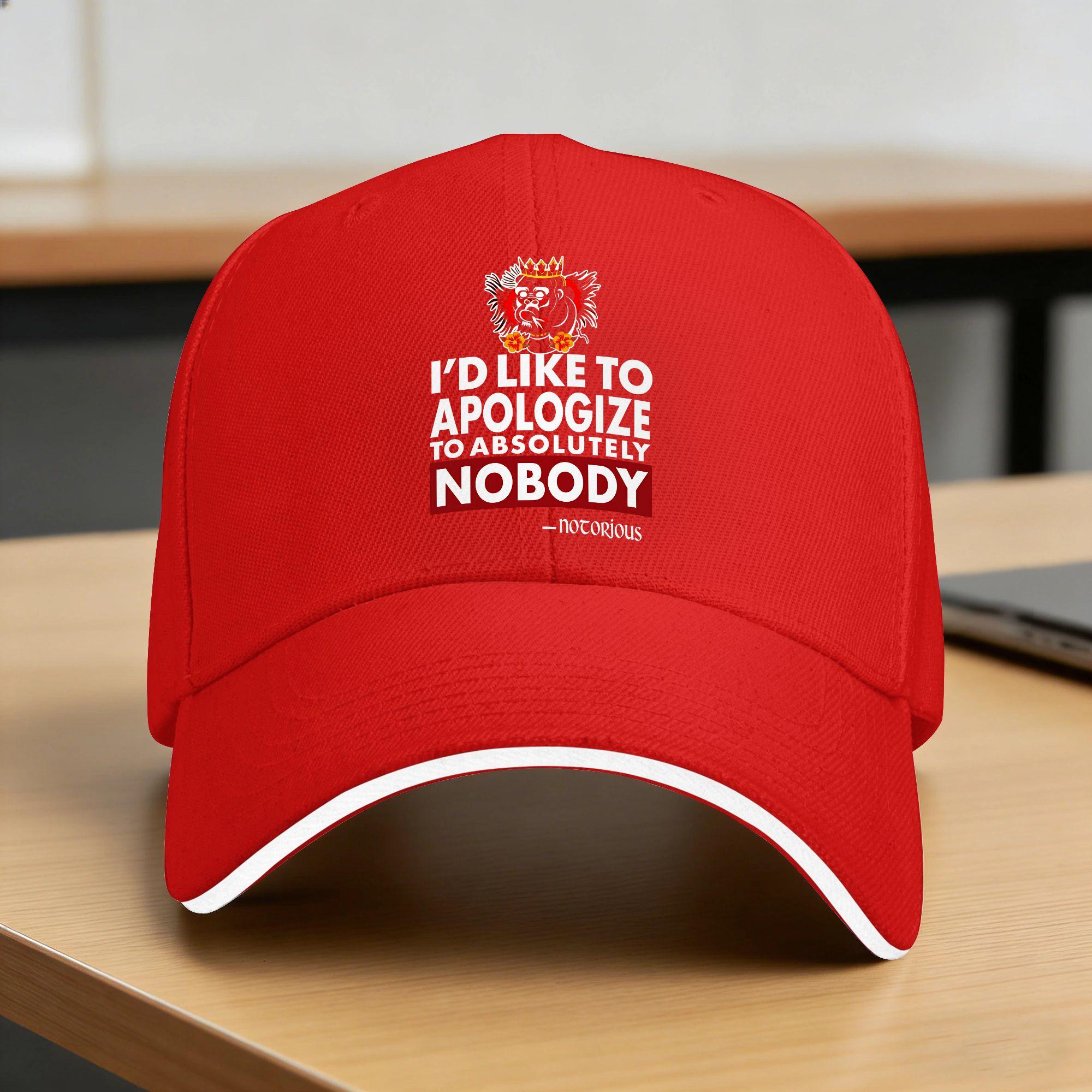Conor Mcgregor Apologize Casual Baseball Cap Summer  Trucker Hat  Hunting Camping Hip Hop Hats yk Retro Baseball Caps One Size