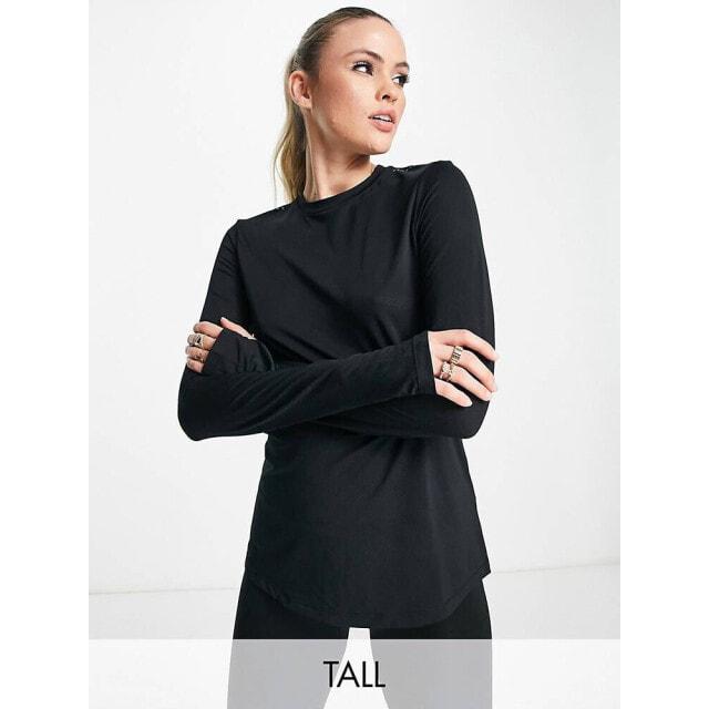 

Спортивный топ с длинными рукавами ASOS Tall icon