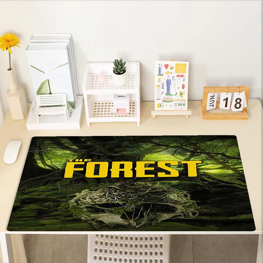 The Forest Theme Mouse Pad, Non Slip Rubber Base, Multifunctional Office & Home Decor, Perfect for Workspace Personalization.