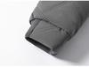 Men's Mid-Length Hooded Winter Coat with Velvet Lining for Middle-Aged and Elderly