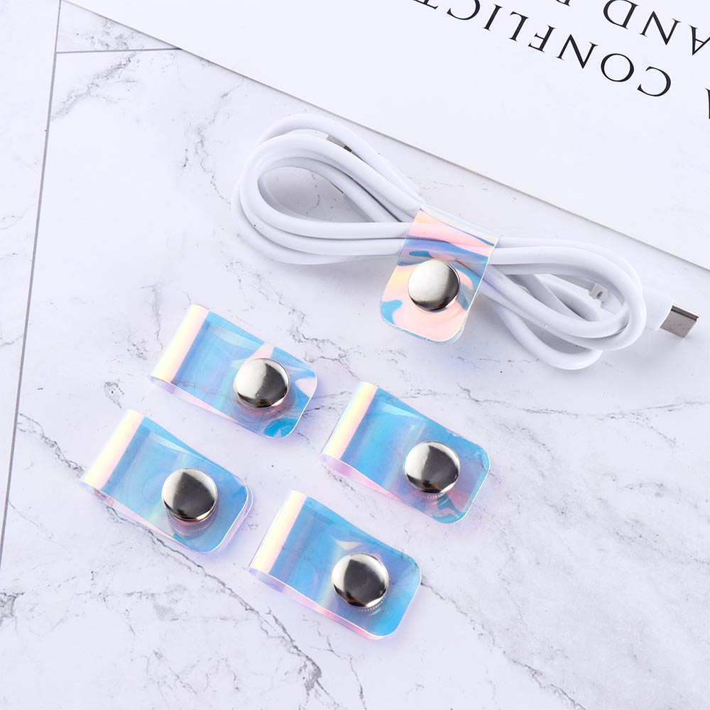 USB Phone Holder Data Line Cable Winder Storage Buckle Earphone Protector Organizer Buckle