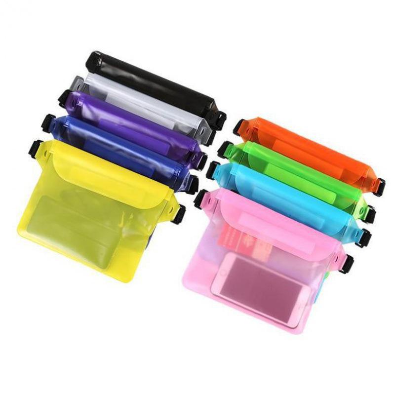 Large Waterproof PVC Waist Bag for Outdoor Activities – Three-Layer Sealed, Multi-Functional Storage for Phones and More.