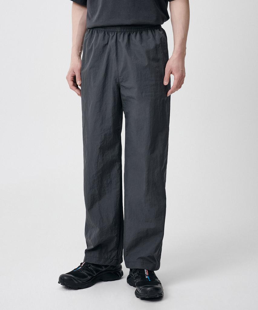 MUSINSA STANDARD Nylon Wide String Pants [Gray]
