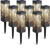 Hollow Led Solar Light Patterned Night Light Waterproof Outdoor Landscape & Garden Decorative Solar Pathway Light